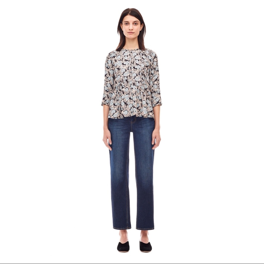 REBECCA TAYLOR 100% silk floral blouse RELISTED - Picture 13 of 14